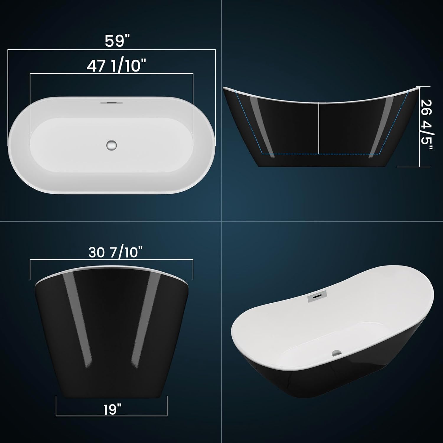 WhizMax PHO0ZSZJ94U bathtubs - View #3