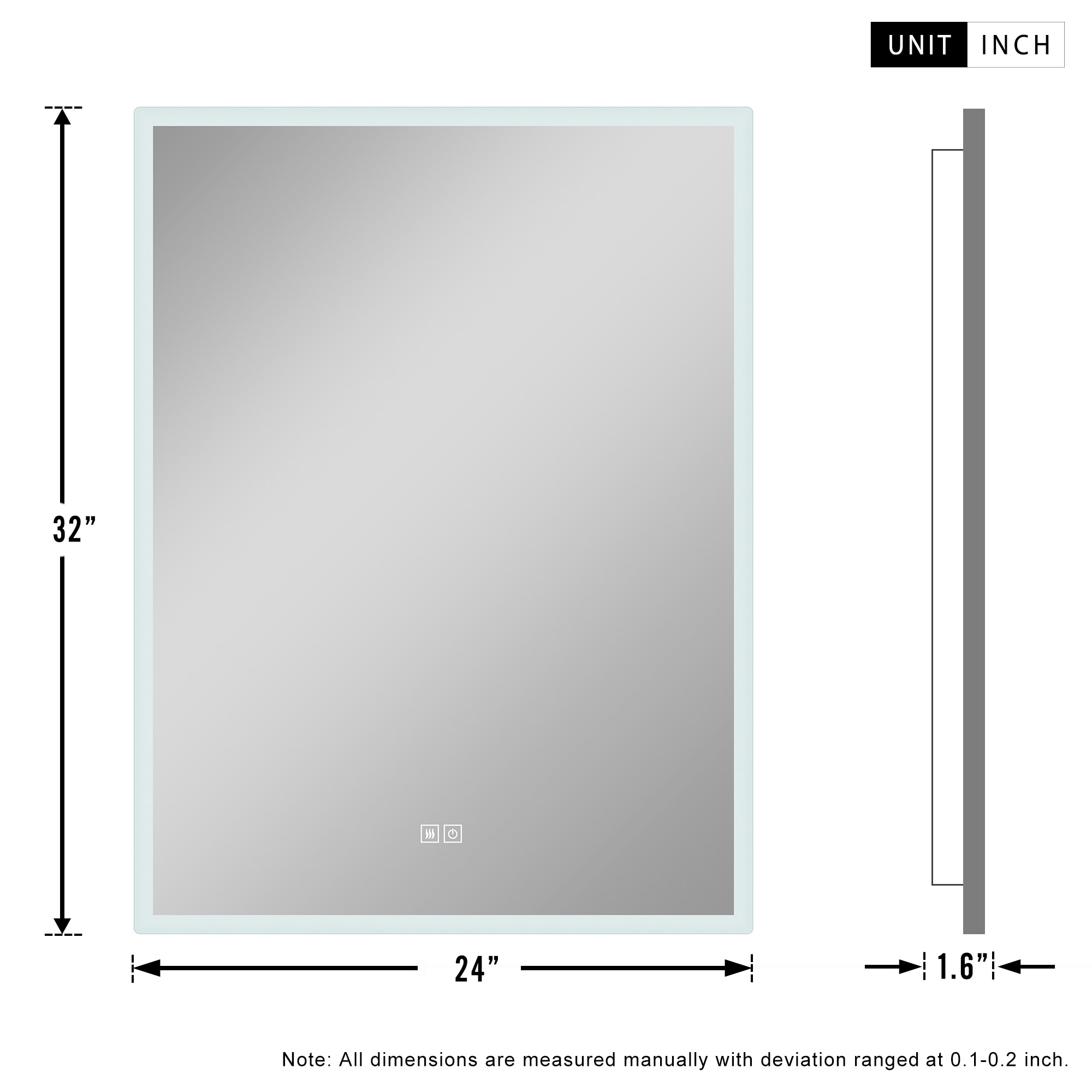 Dovelina JJ01029ZZZ Framed-Bath-Mirrors - View #8