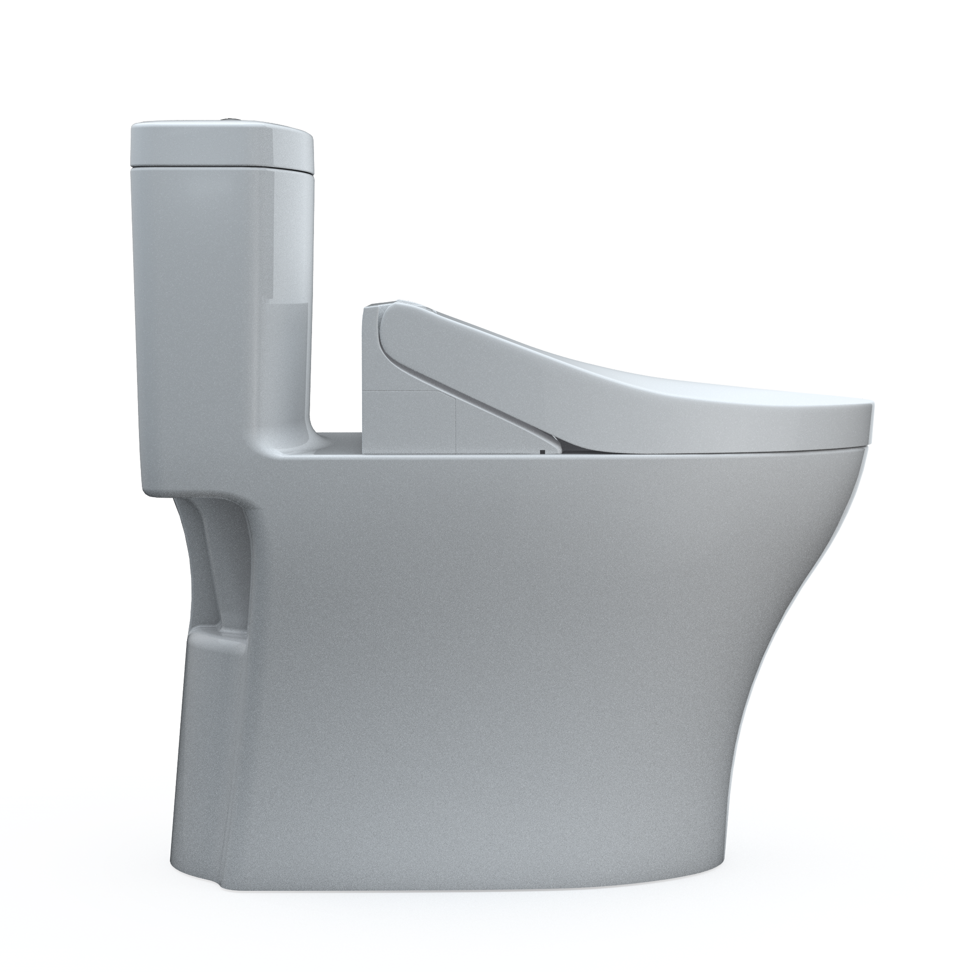TOTO Washlet+ Cotton White Dual Flush Elongated Standard Height