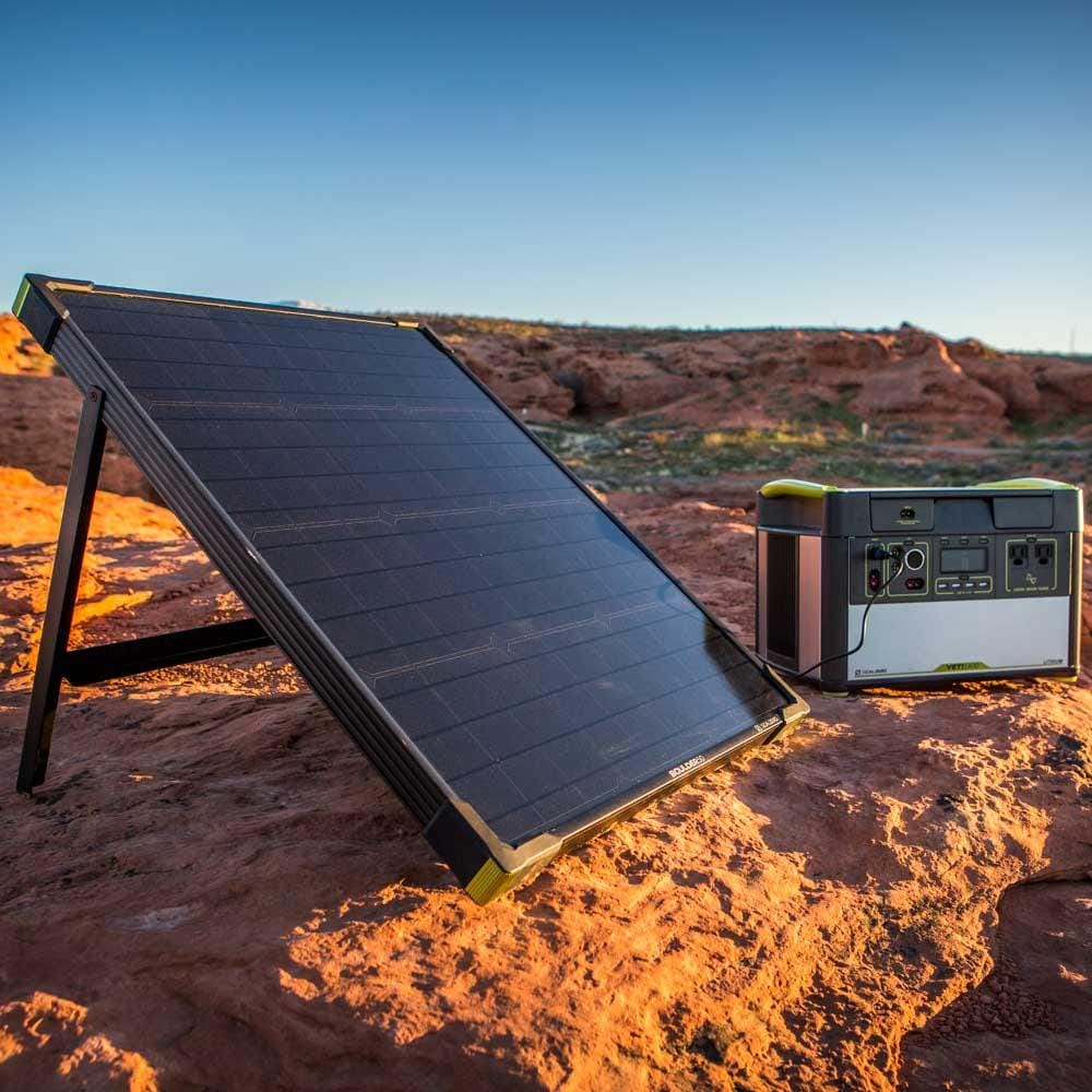 Goal Zero Boulder 21.75-in x 26.75-in x 1.75-in 50-Watt Portable Solar ...