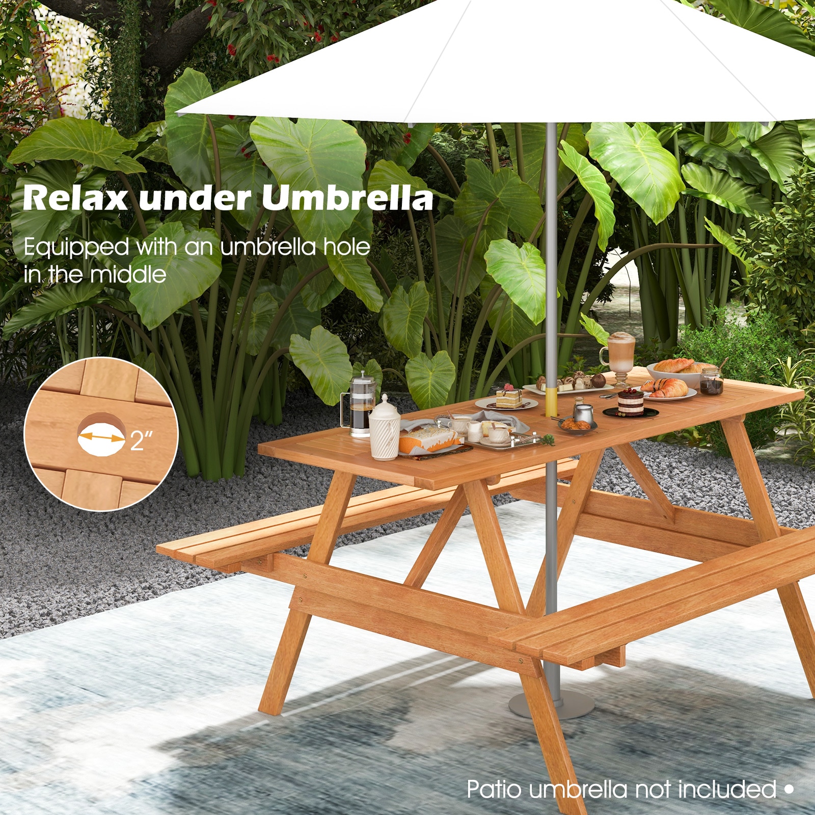 LIVIZA DOZ71263 Picnic-Tables - View #2
