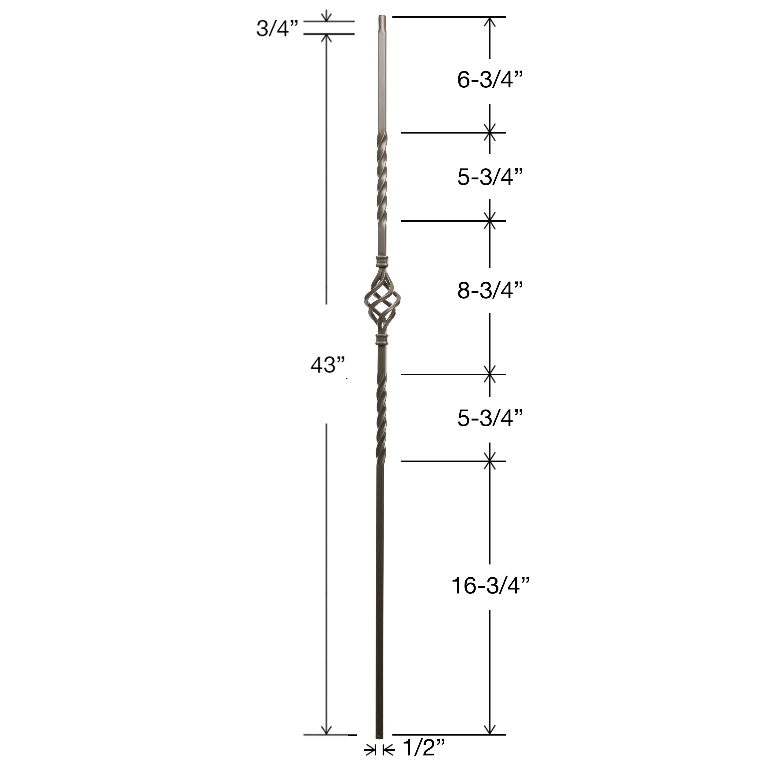 RELIABILT WGT04PW Interior-Stairpart-Balusters - View #5