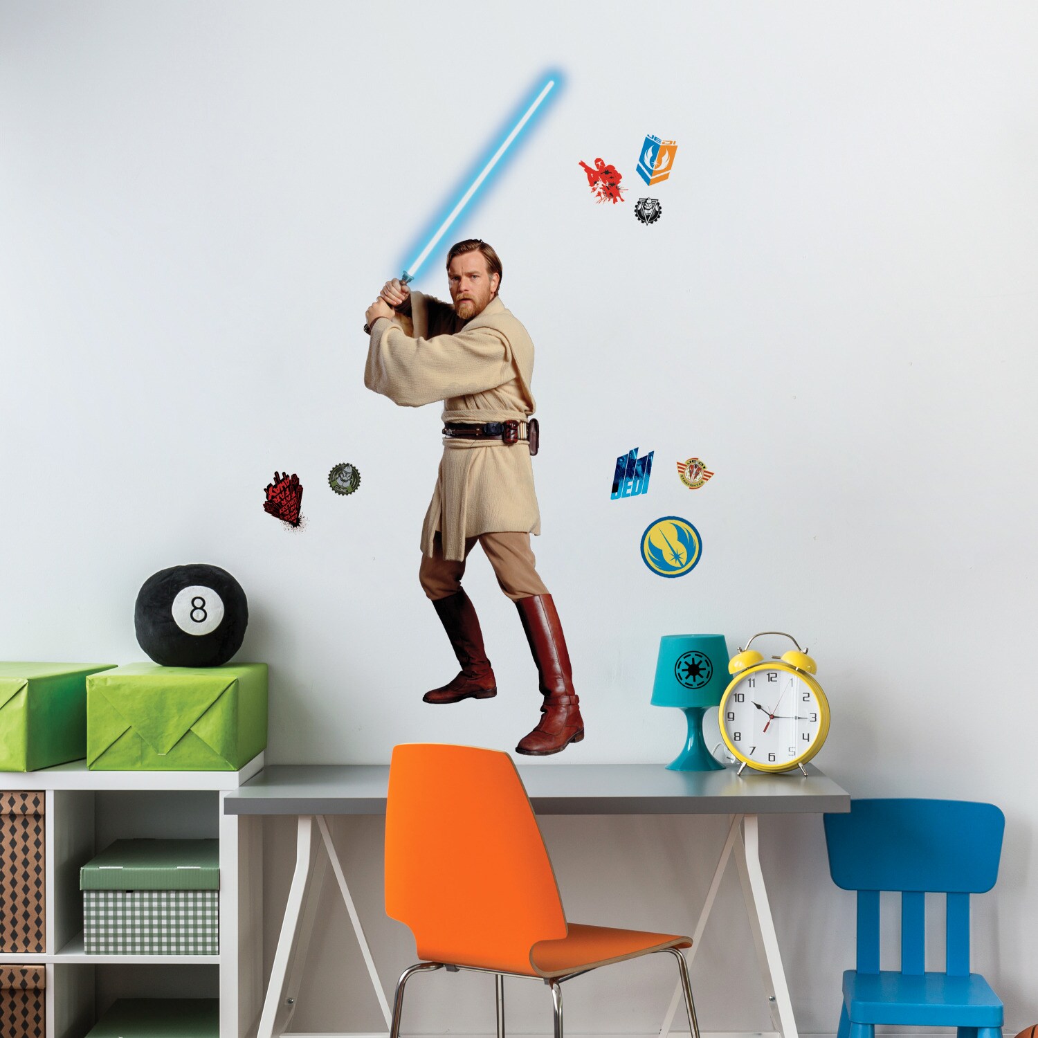 Classic Obi-Wan Kenobi Peel and Stick Giant Wall Decals