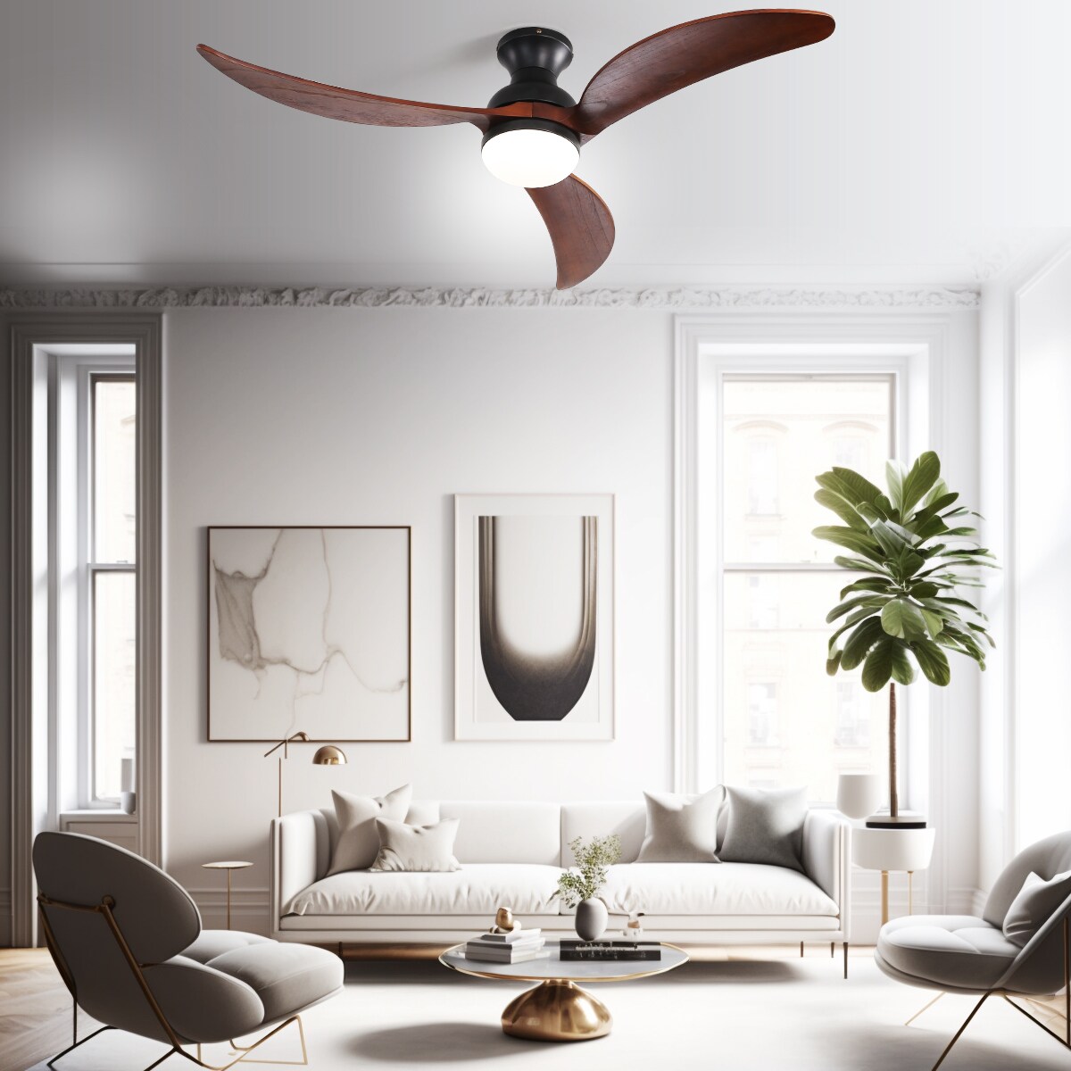Sofucor LS-52K034-BK-DC-HTM Ceiling-Fans - View #3