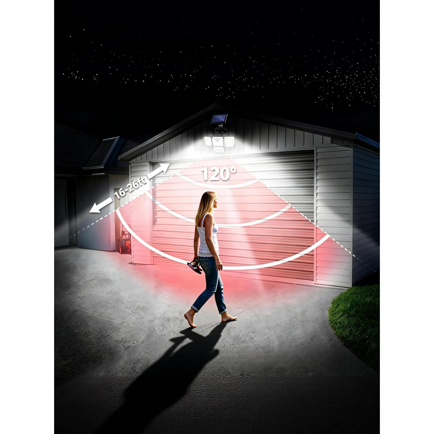 Angel Sar L2FHX47WLLT-1 Outdoor-Wall-Lighting - View #6