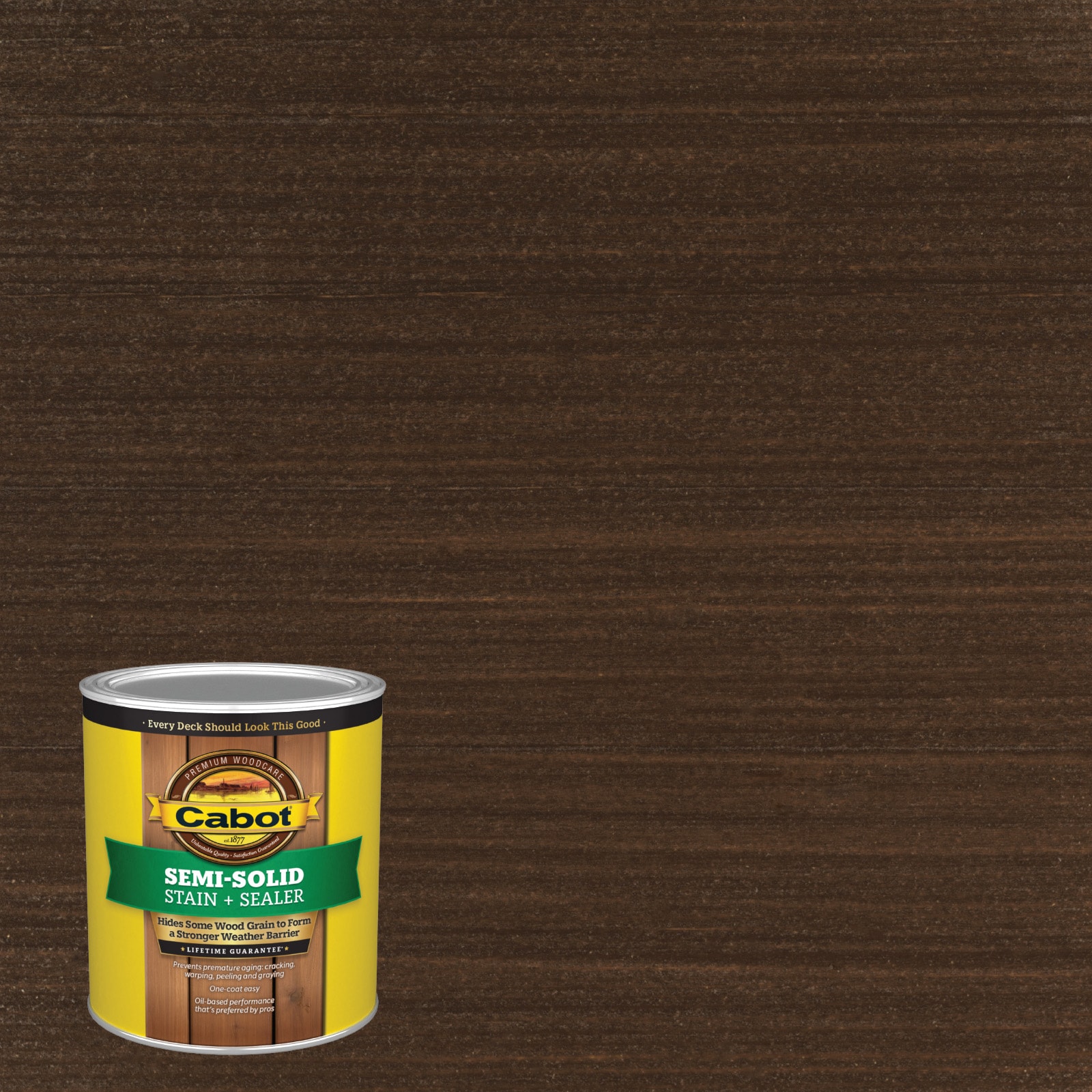Cabot Cordovan Leather Semi-solid Exterior Wood Stain and Sealer