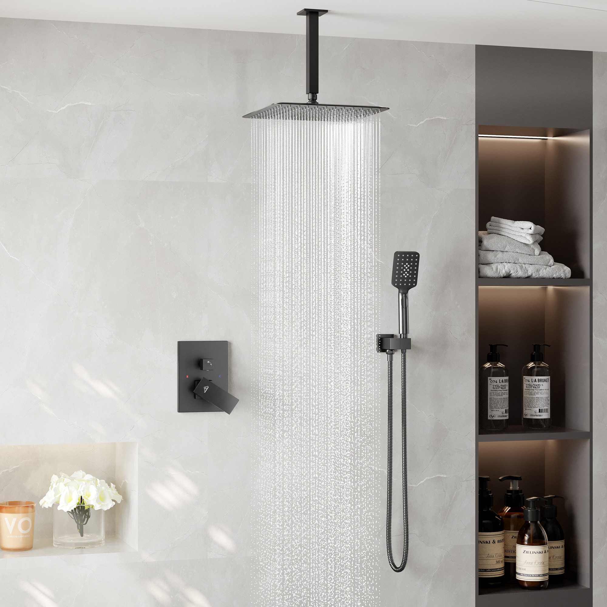 CASAINC CS3502-12BG Showerhead-Bar-Panels - View #2