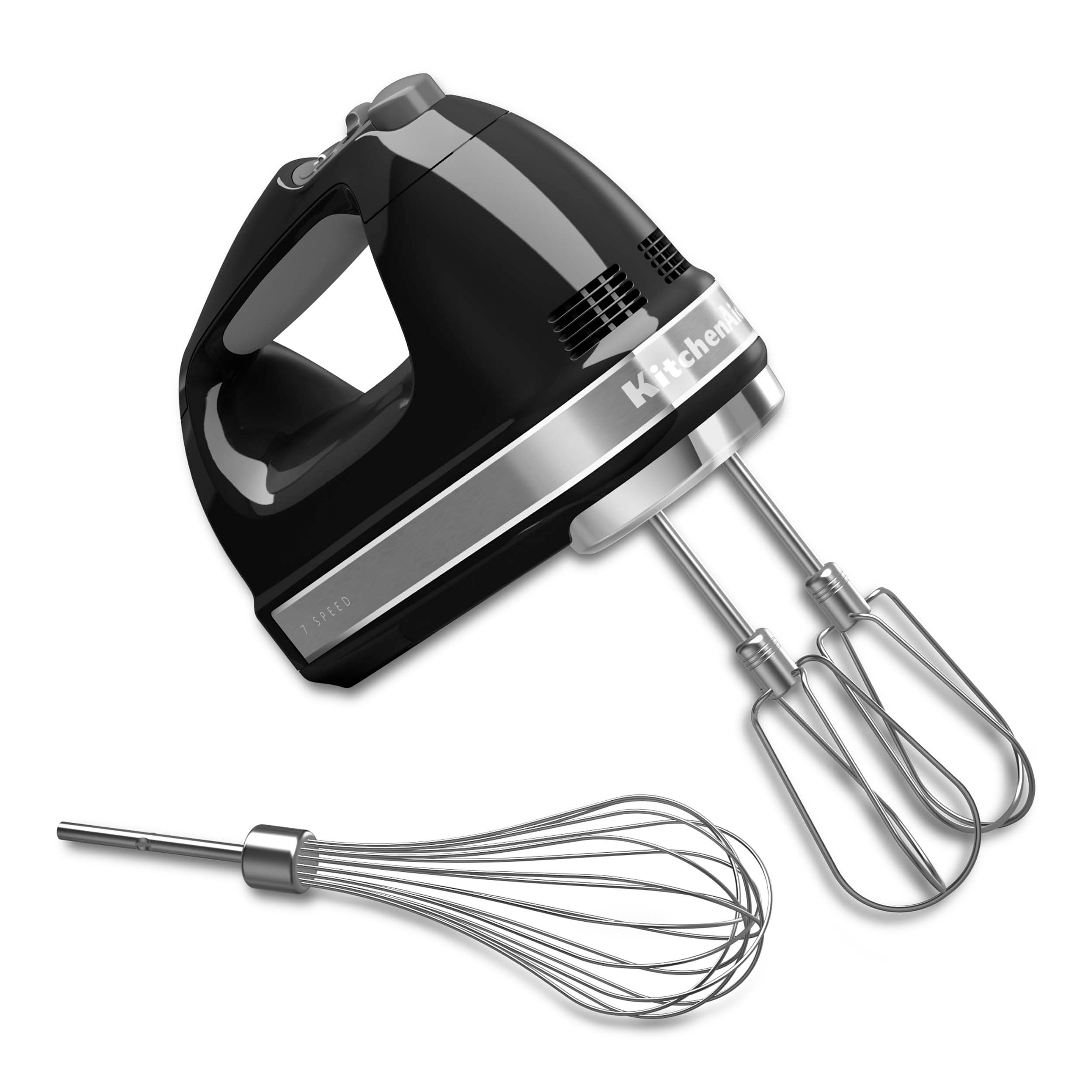 Brentwood HM-48R Lightweight 5-Speed Electric Hand Mixer, Red