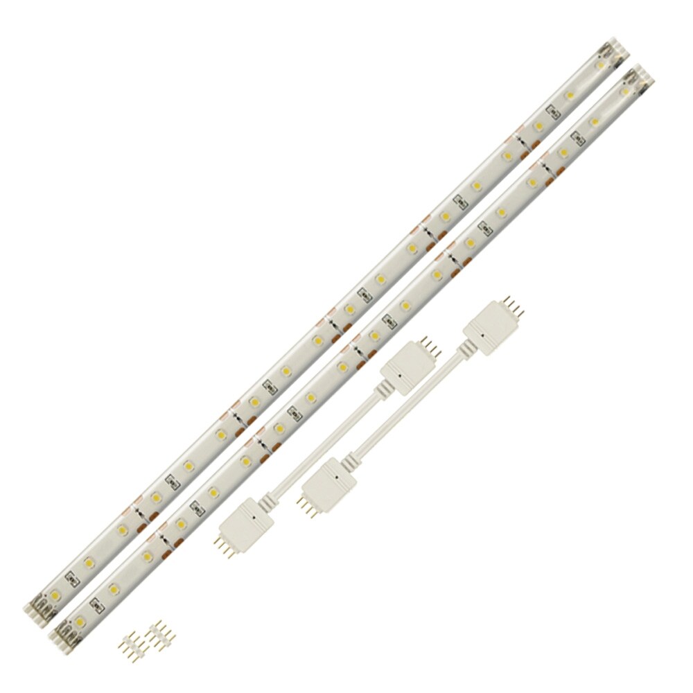 Utilitech AC1013-WHG-12LF0-U 2-Pack 12-in Plug-in LED Under Cabinet Tape Light