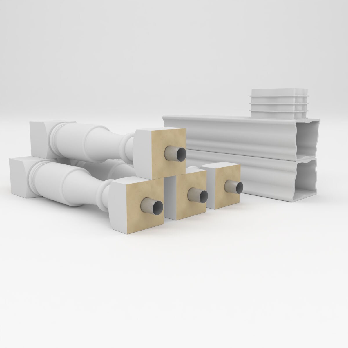 Ekena Millwork BALK40X024HMD railings - View #6