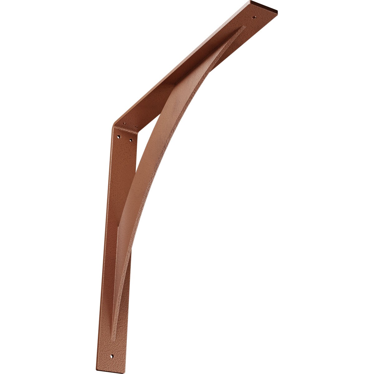 Ekena Millwork BKTM02X18X18LEHCO Legacy 18-in x 2-in x 18-in Copper Steel Countertop support bracket
