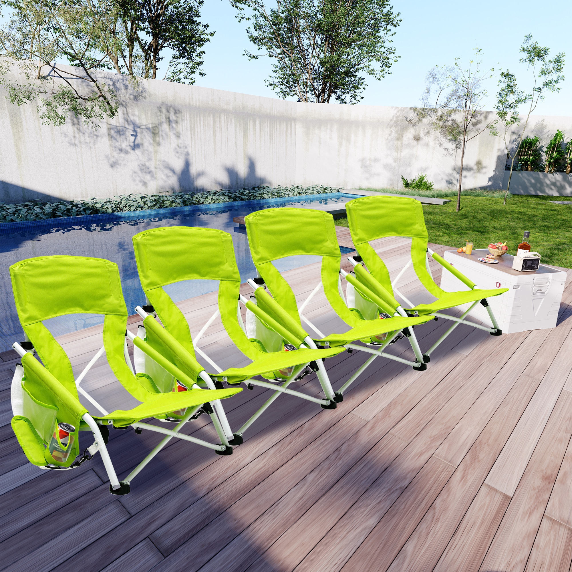 Clihome CL-P4AC2417GGN2 Beach-Camping-Chairs - View #3