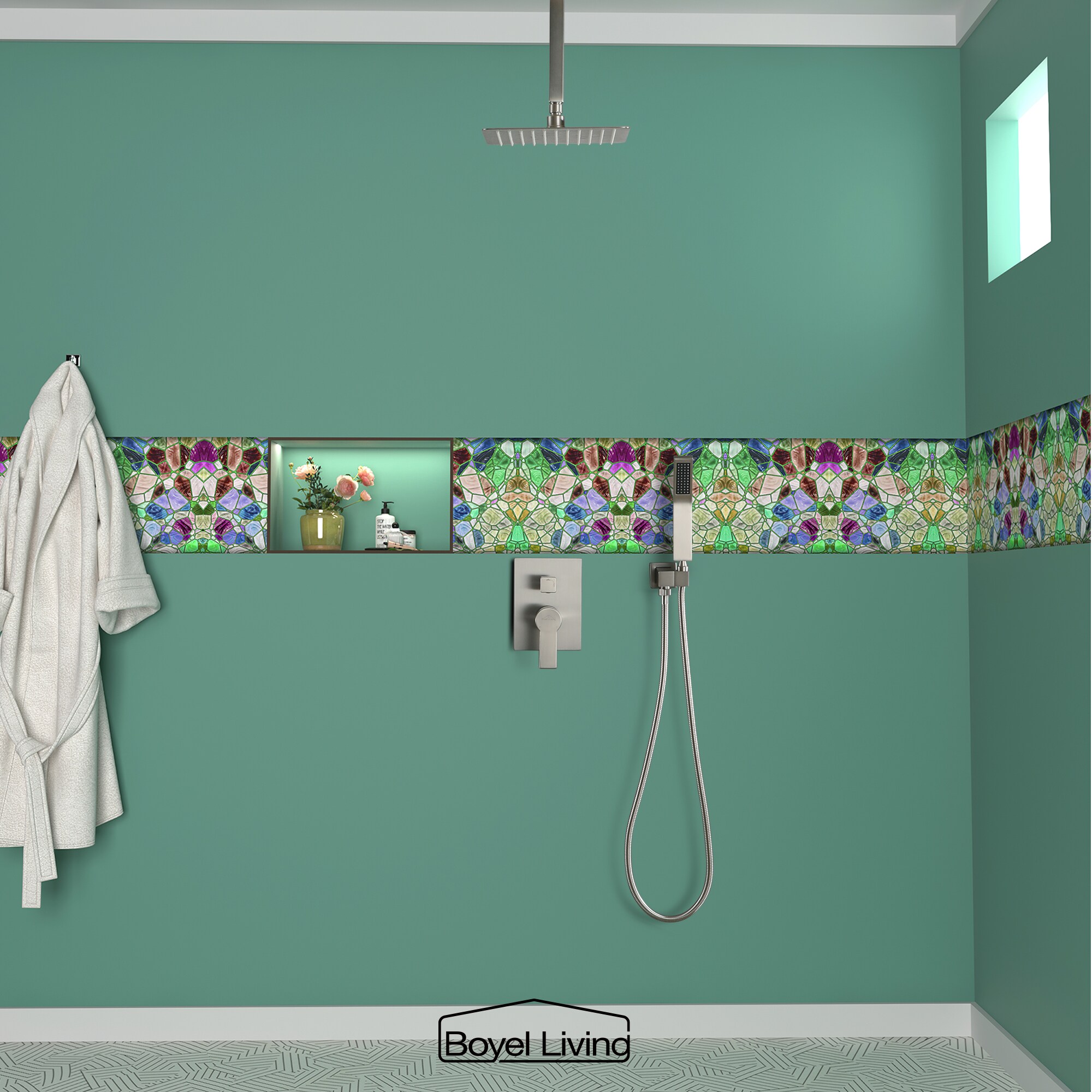 CASAINC AM-N101-RO-MB Showerhead-Bar-Panels - View #3