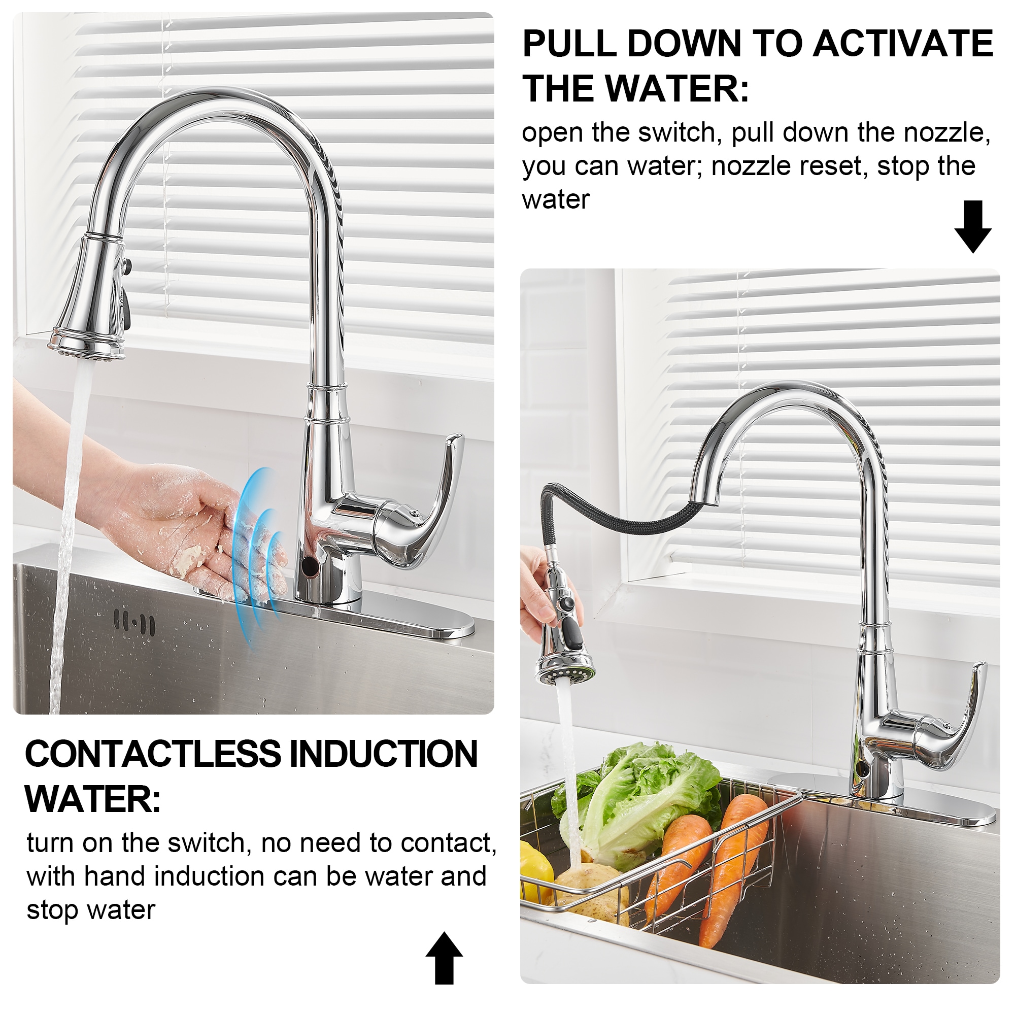 Zalerock L2KF21 Kitchen-Faucets - View #3