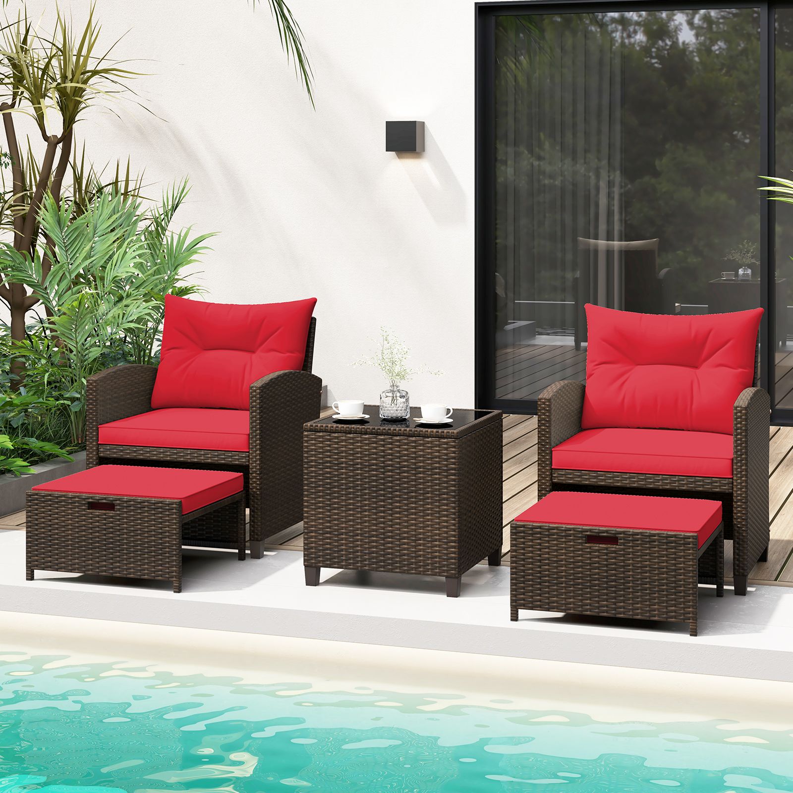 Slickblue D-CO-+ER34127WH Patio-Conversation-Sets - View #2