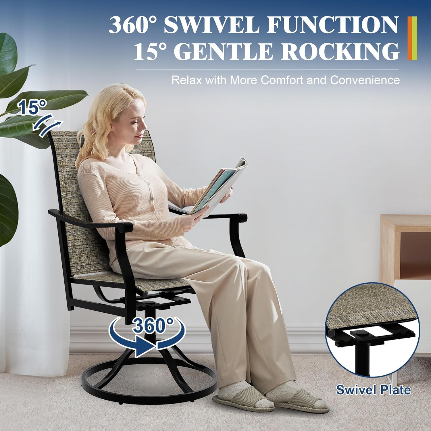 Qeetex DHZ-PPG-334QU7DA Patio-Sofas-Daybeds - View #4
