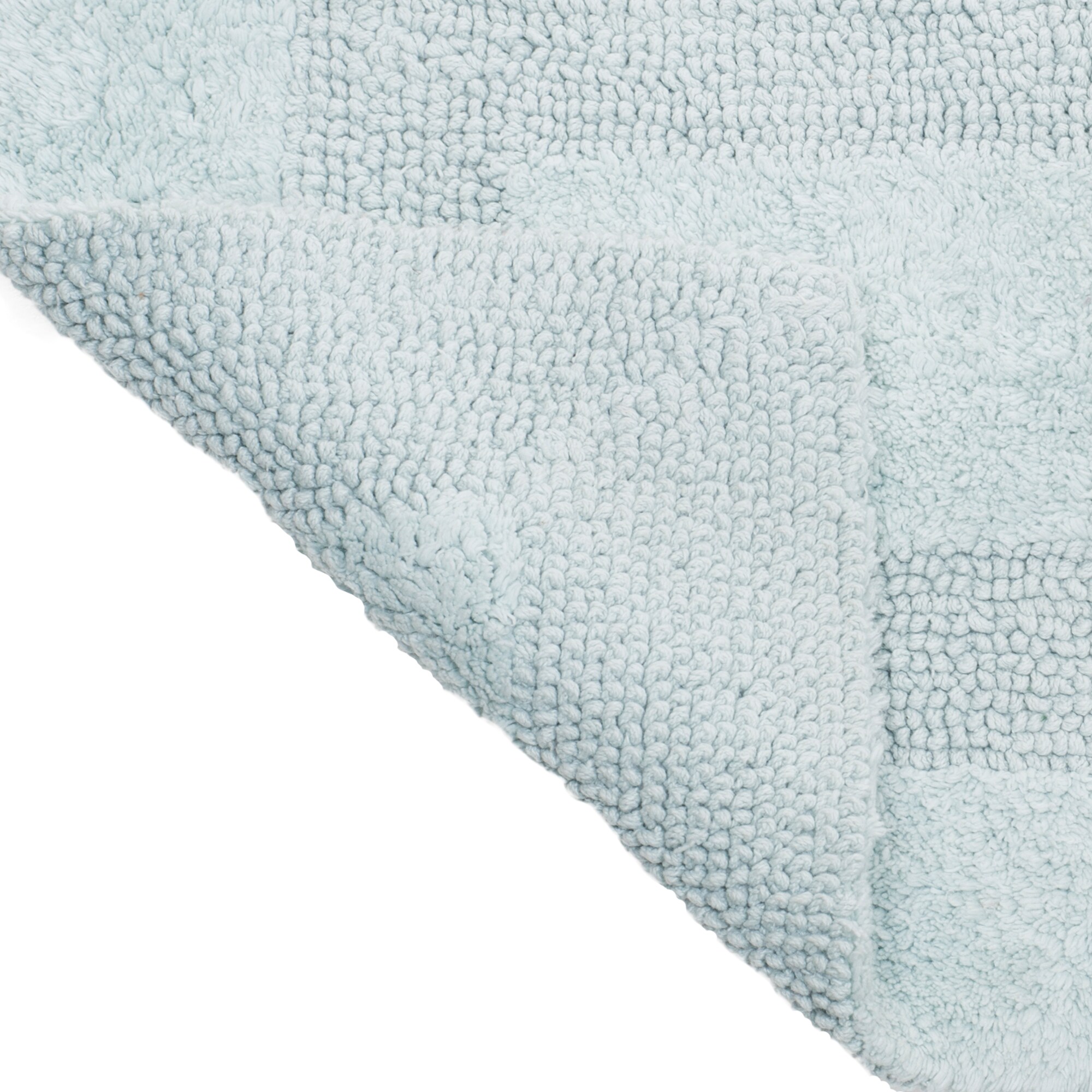 24x60 100% Cotton Reversible Bath Mat Black - Hastings Home : Target