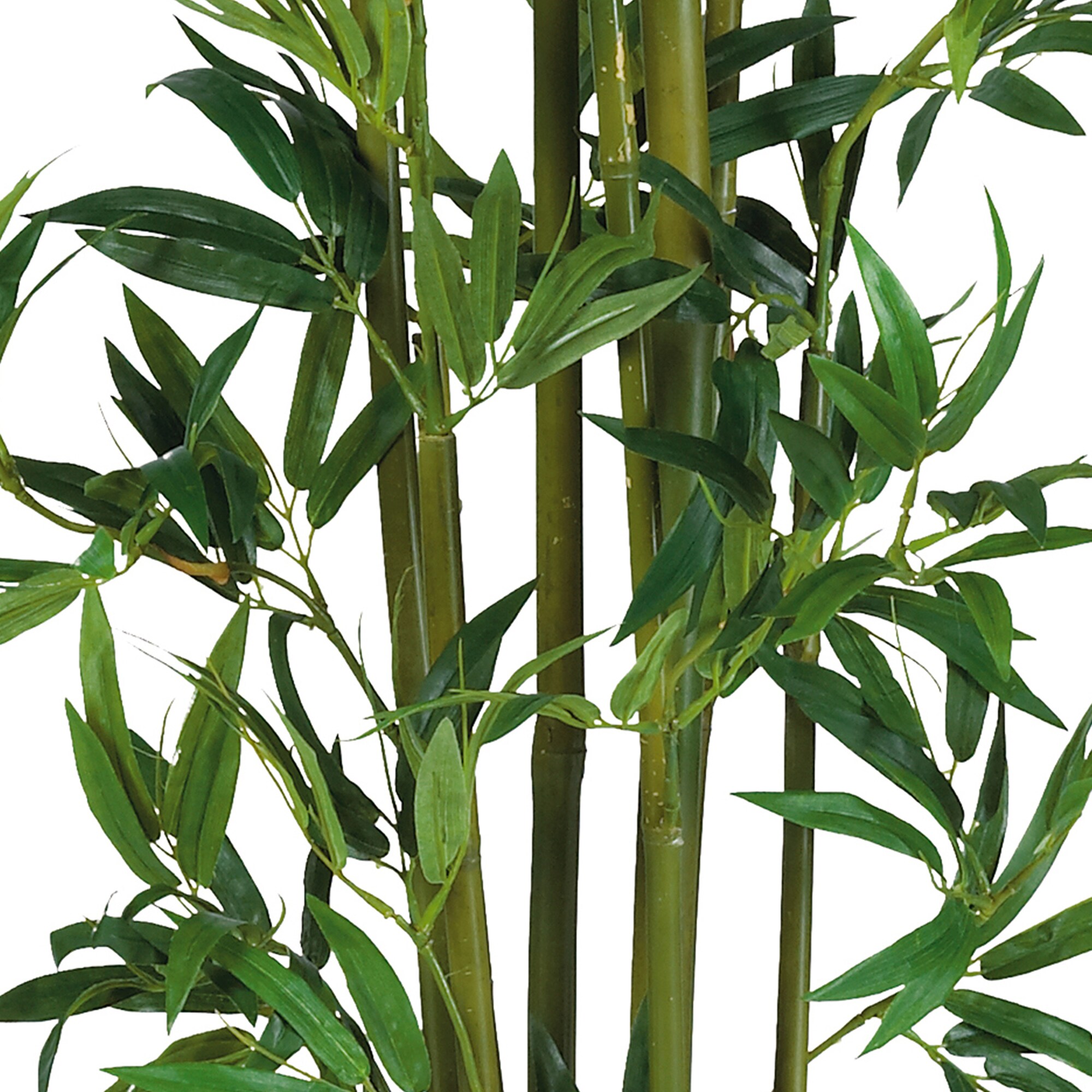 Nearly Natural 48-in Green Indoor Artificial Bamboo Plants in the ...