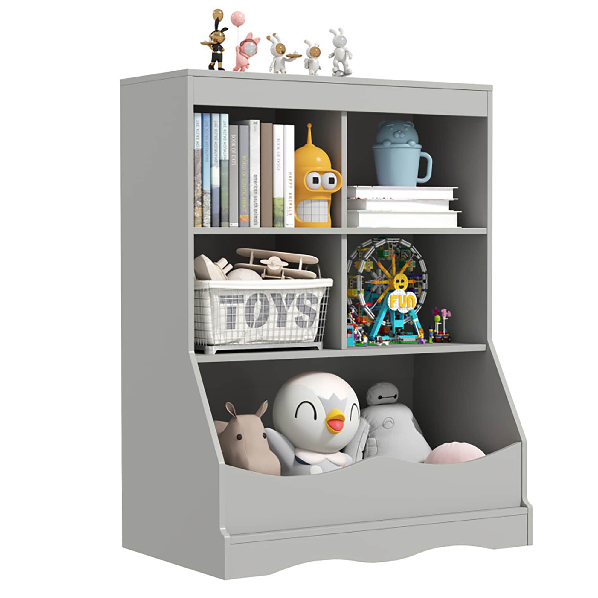 Boyel Living HYSN-64061GR Kids-Bookcases - View #5