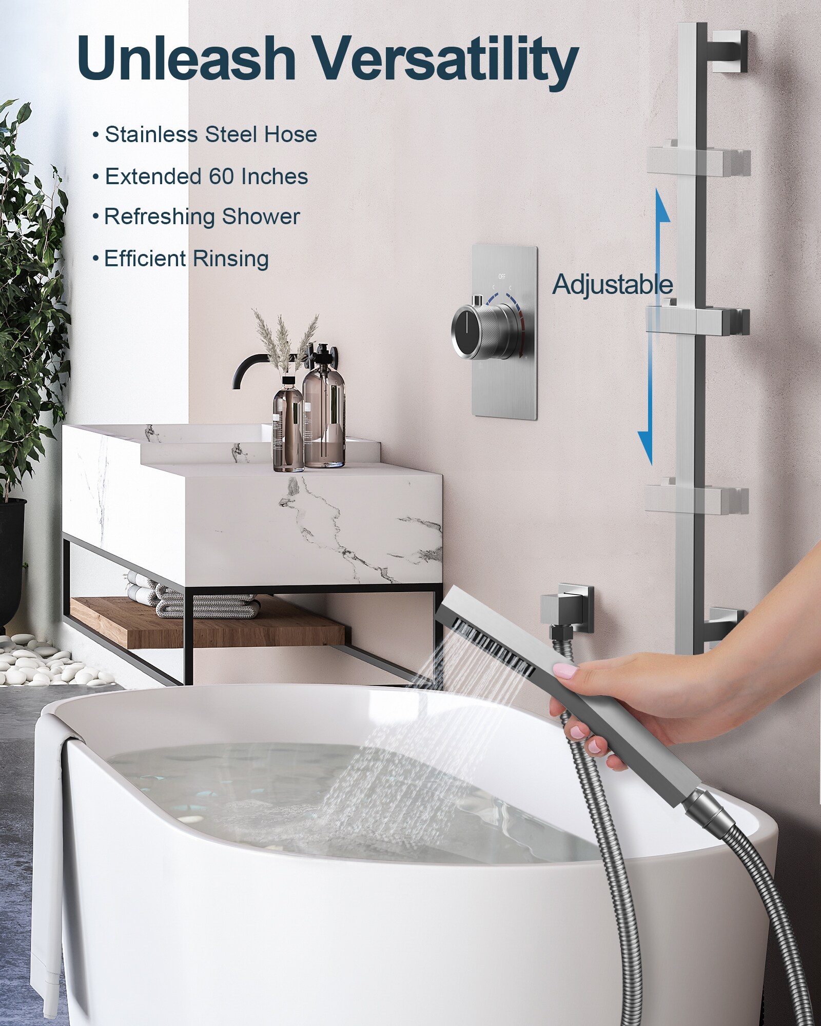 GRANDJOY SGF10GJ-36-BN10 Tub-Shower-Faucets - View #6
