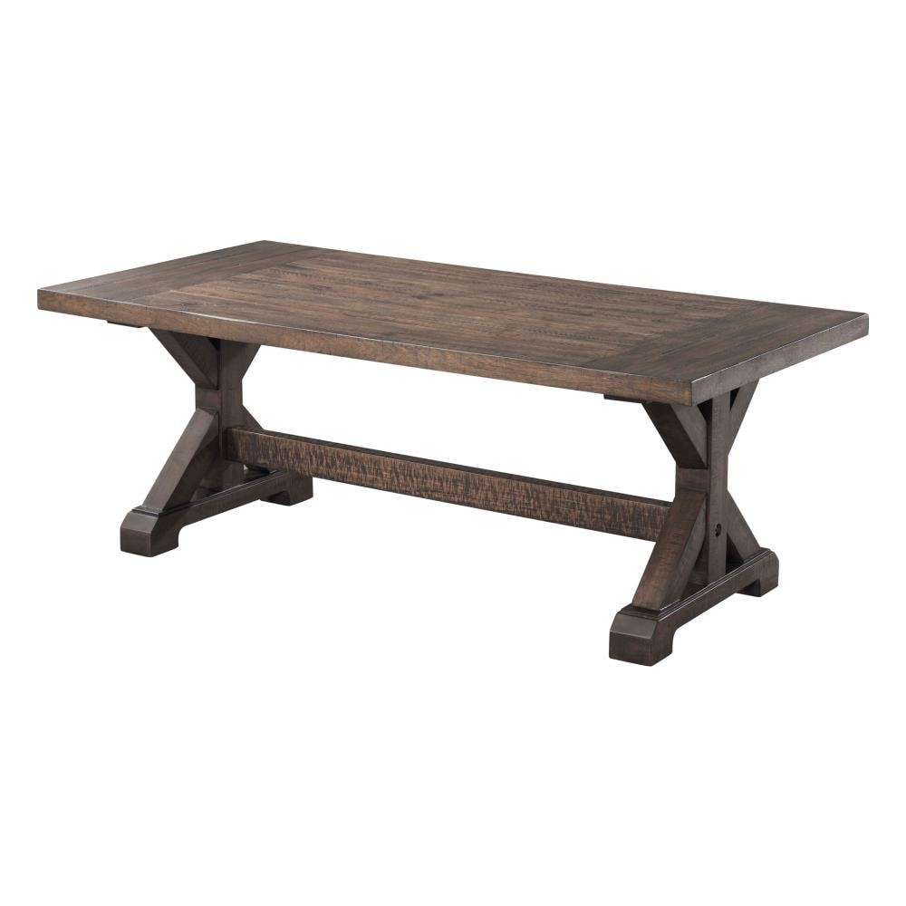 Picket House Furnishings TFN100TCT Flynn Walnut Rubberwood Wood Casual Coffee Table