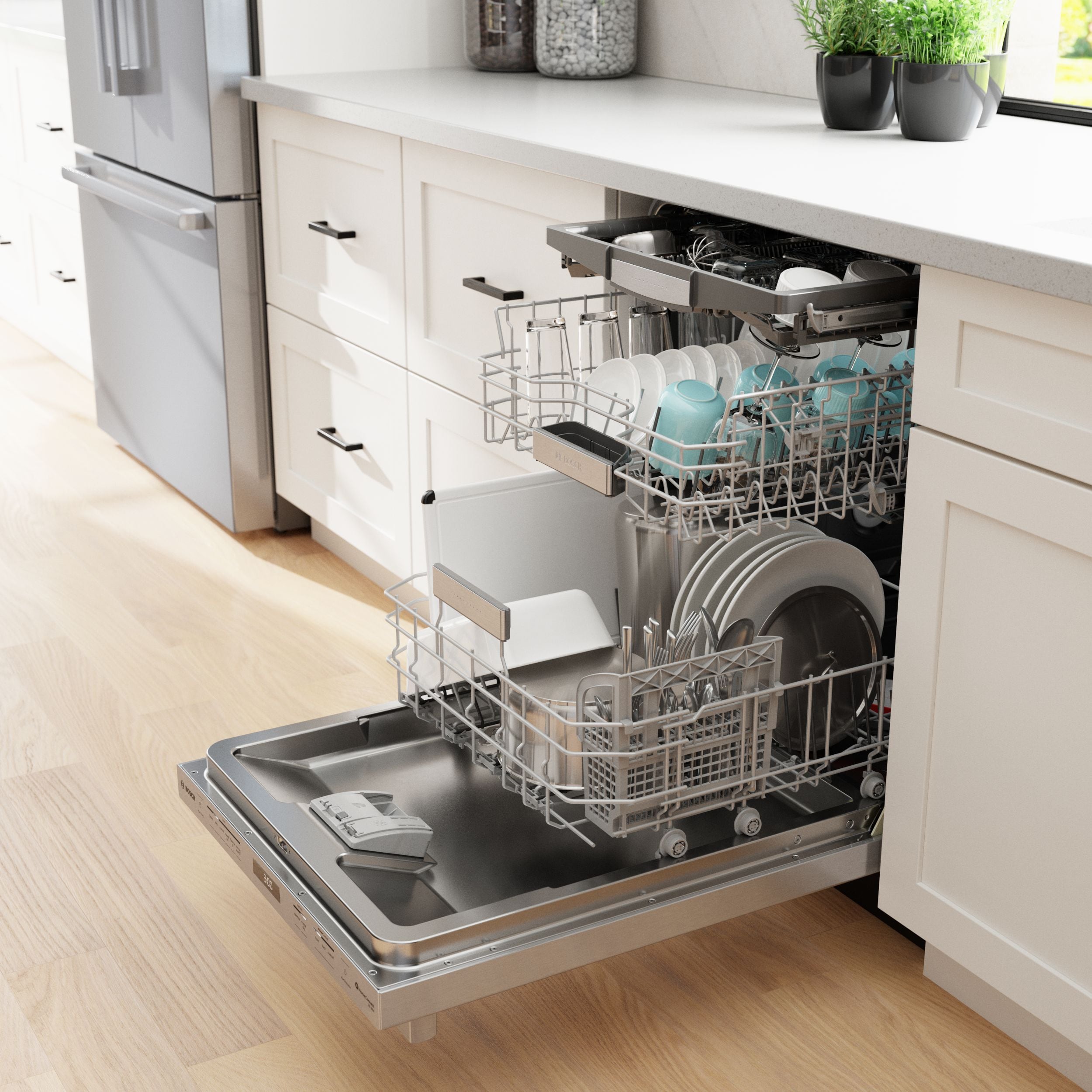 Bosch table dishwasher fashion installation