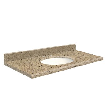 Transolid 37-in Windsor Castle Quartz Bathroom Vanity Top Transolid 37-in Windsor Castle Quartz Bathroom Vanity Top