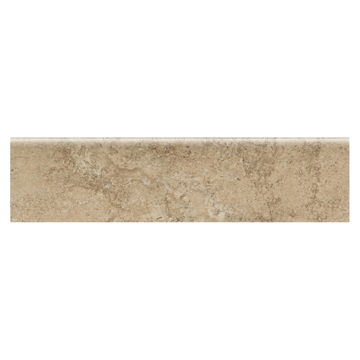 American Olean CH03P43C9CC1P1 Chardon Beige 3-in x 12-in Glazed Ceramic Bullnose Tile ( 0.24-sq ft / Piece )
