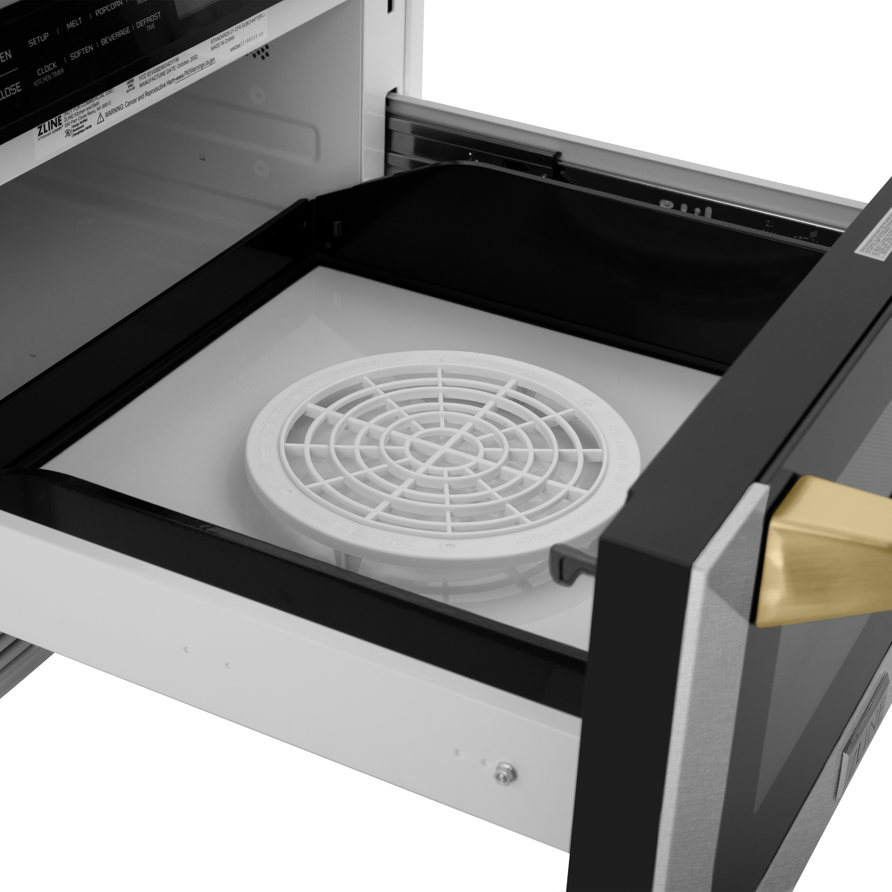 ZLINE KITCHEN & BATH MWDZ-1-SS-H-G Microwave-Drawers - View #3