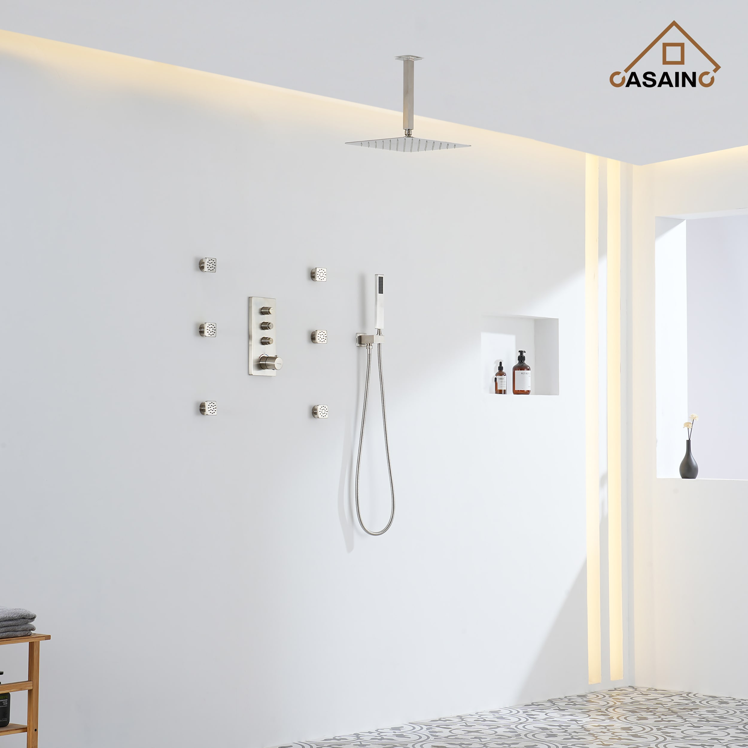 CASAINC CA-102009BV-4 Showerhead-Bar-Panels - View #3