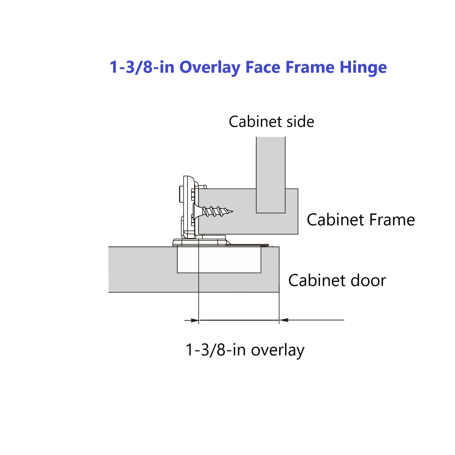 RELIABILT E8Q135H Cabinet-Hinges - View #9