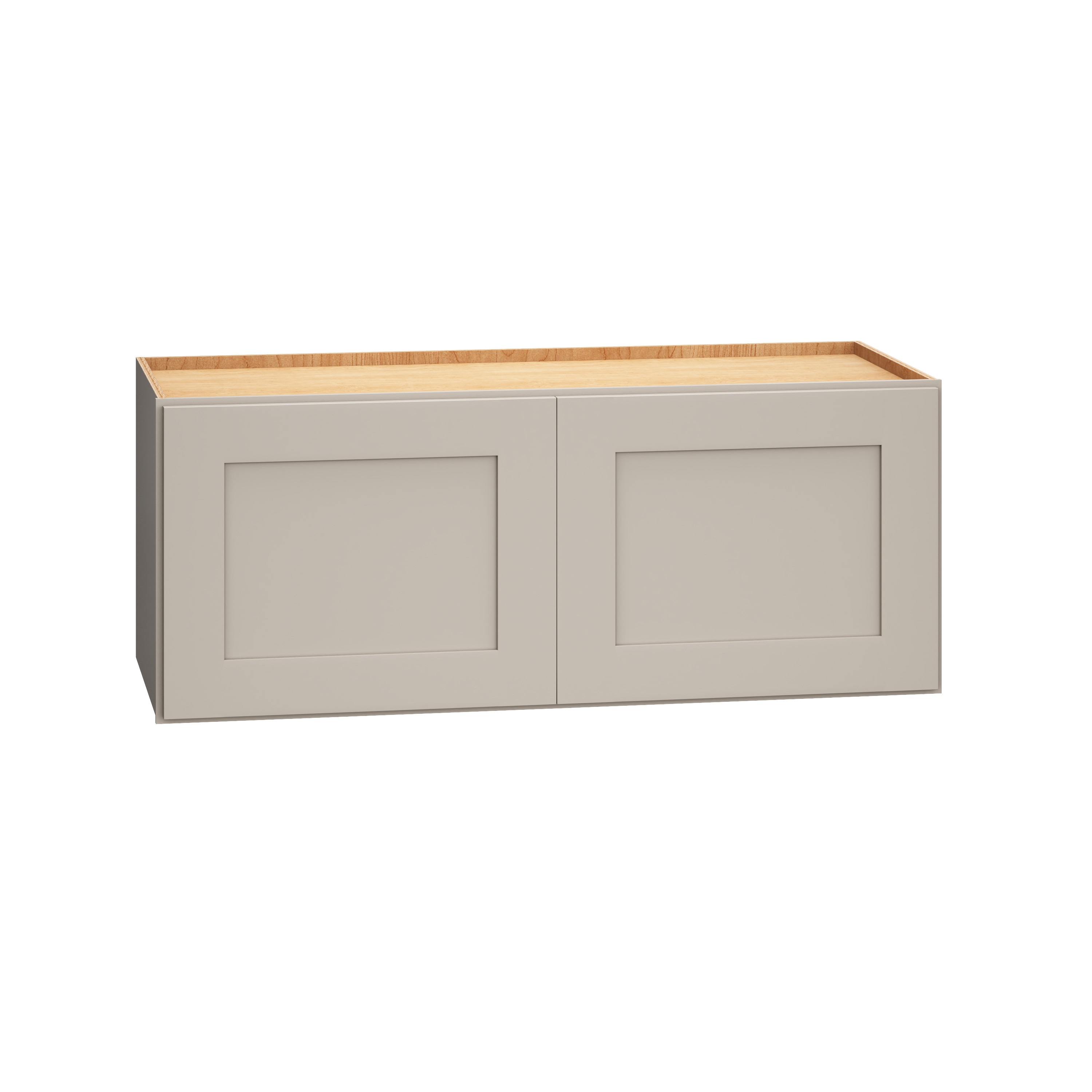 RELIABILT 333 W3012 Pinnacle 30-in W x 12-in H x 12-in D Gray Wall Fully assembled Plywood Cabinet (Recessed Panel Slab)