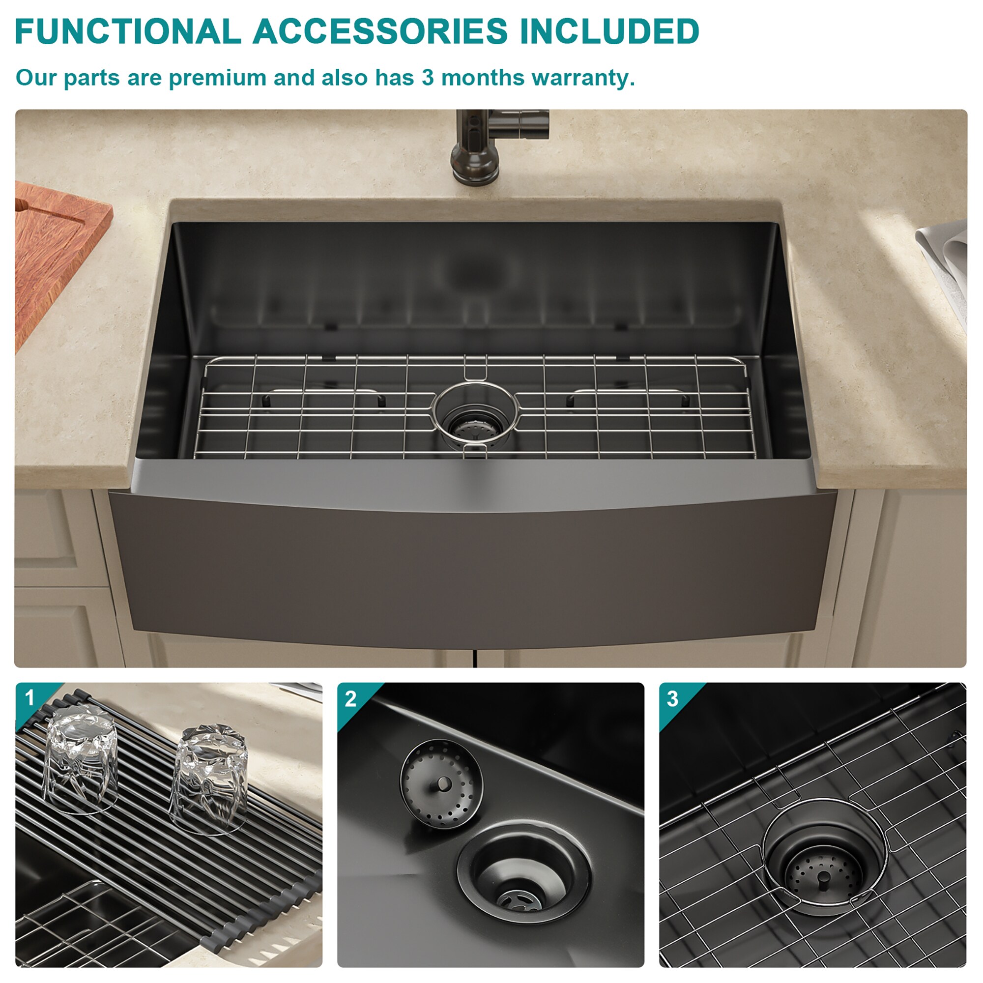 Lordear LD-LAB3321R1 Kitchen-Sinks - View #7