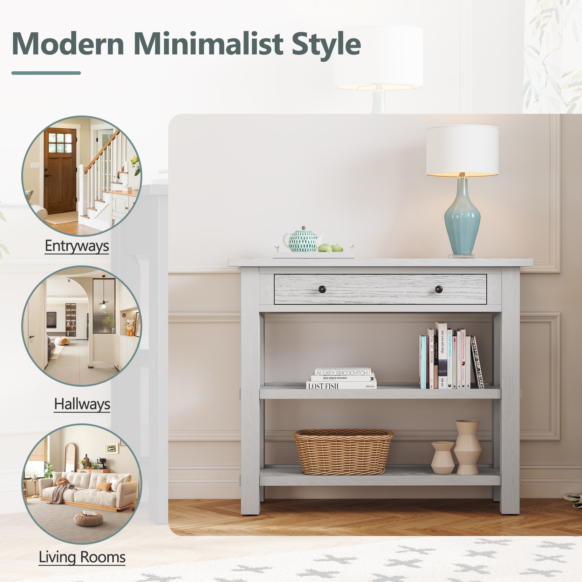 ModernLuxe N715P195561K Console-Sofa-Tables - View #4