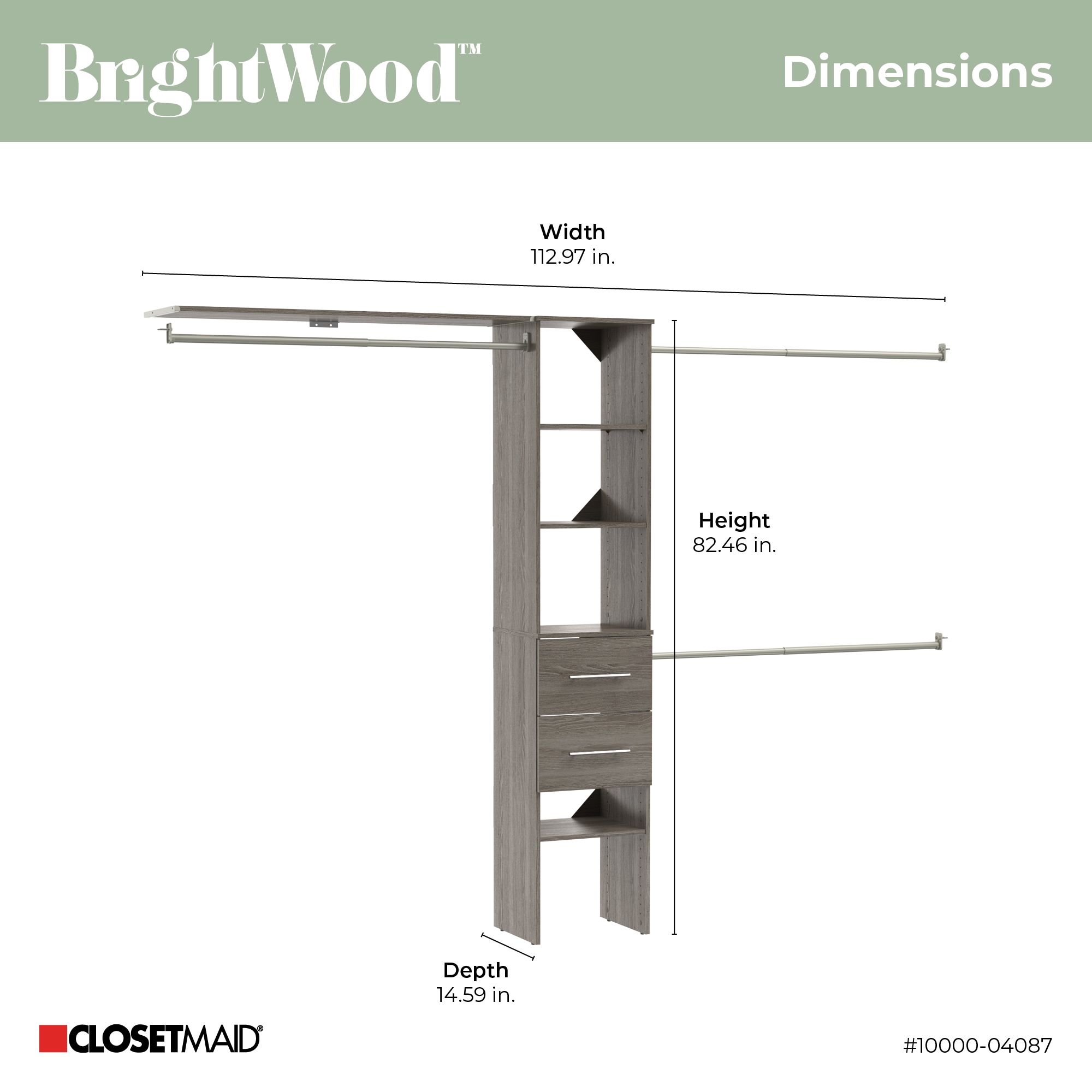 ClosetMaid 10000-04087 Wood-Closet-Kits - View #10