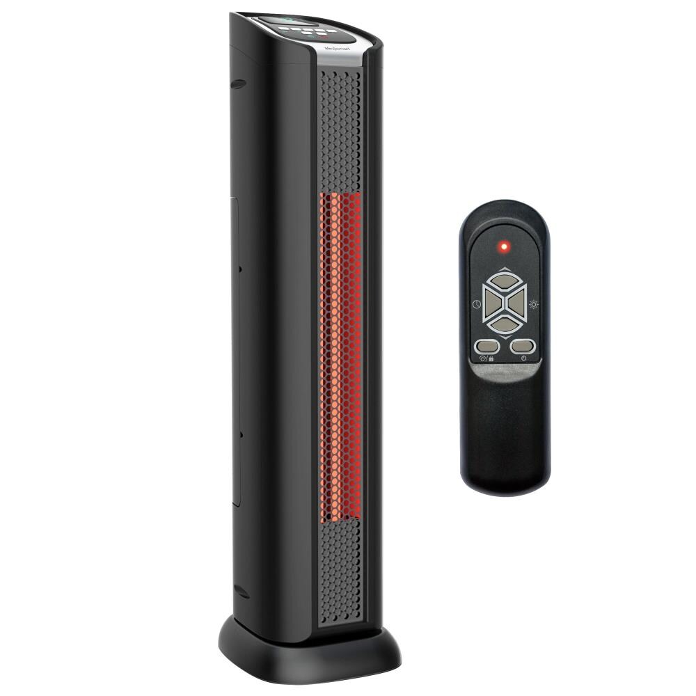 Lifesmart 1500-Watt Infrared Quartz Tower Indoor Electric Space Heater ...