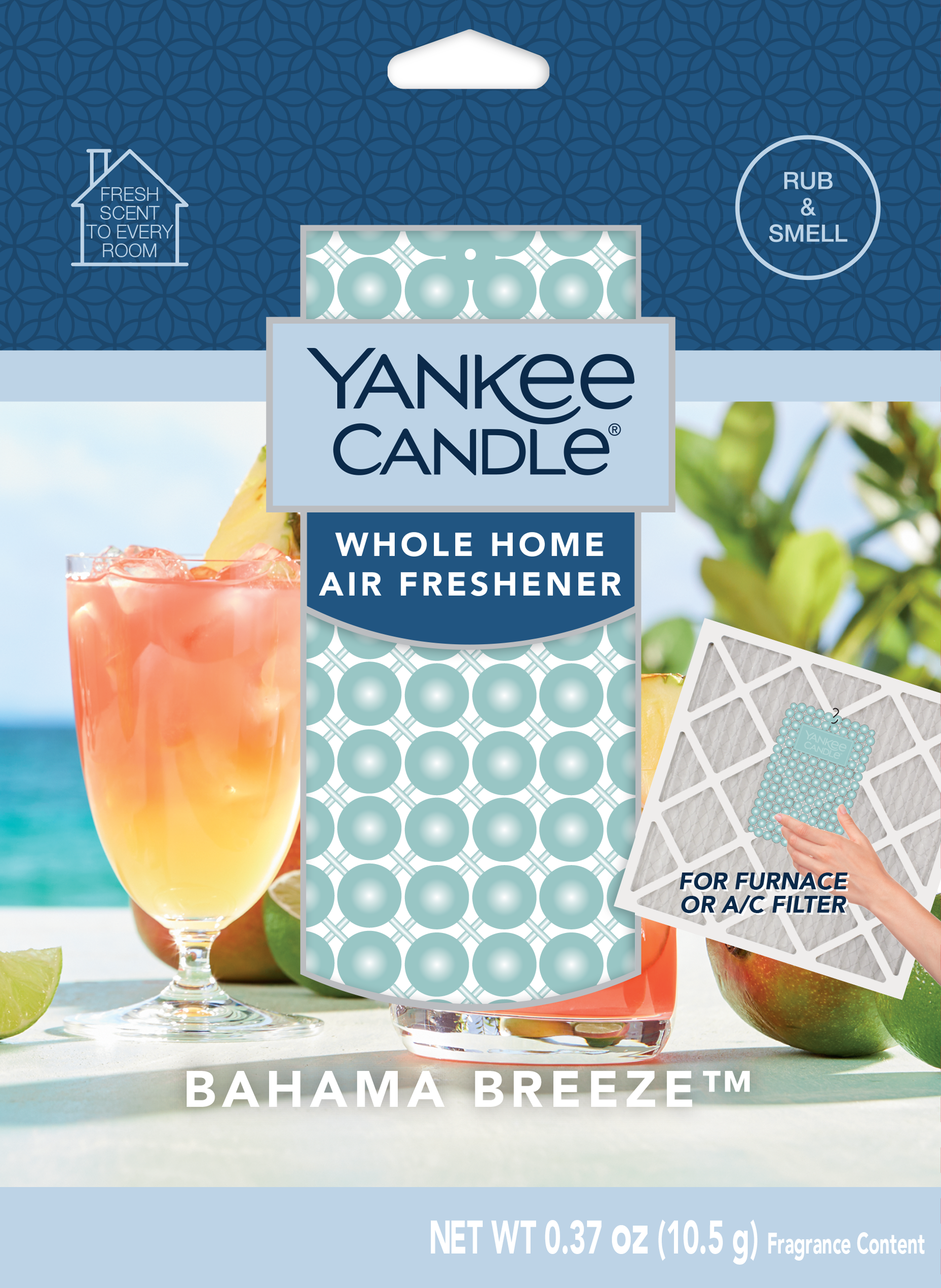 Yankee Candle Whole Home- Bahama Breeze Air Filter Freshener in