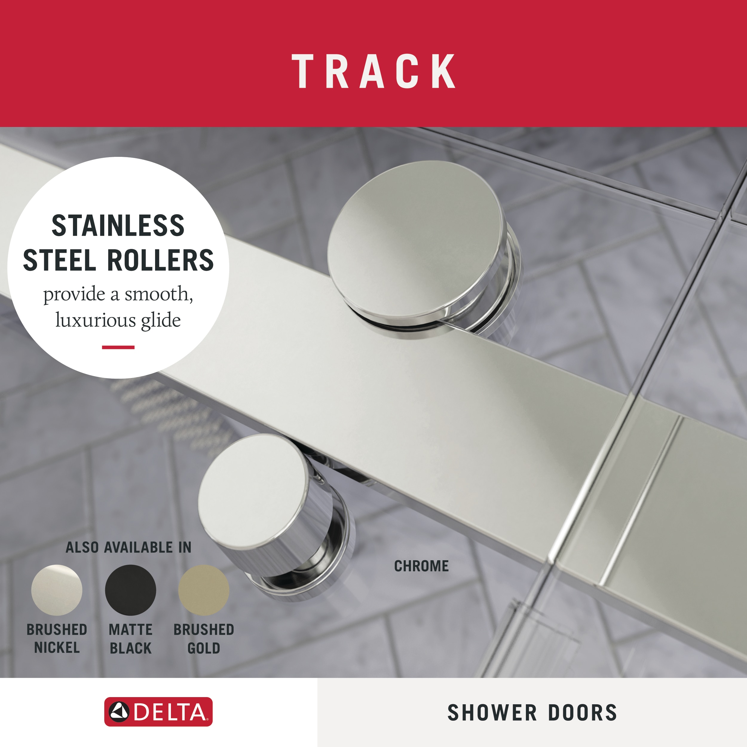 Delta SDES860-PC-R Shower-Doors - View #5