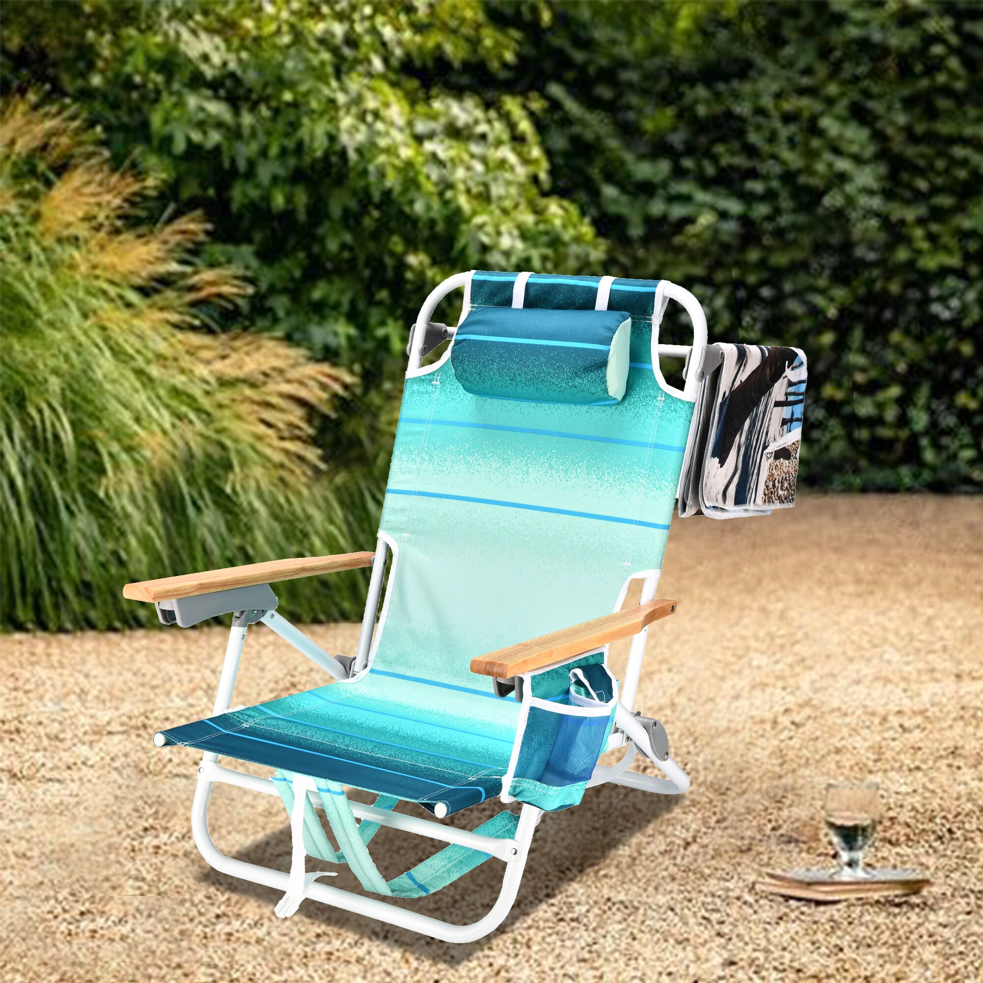 Kahomvis BEACH-QP109-224 Beach-Camping-Chairs - View #2