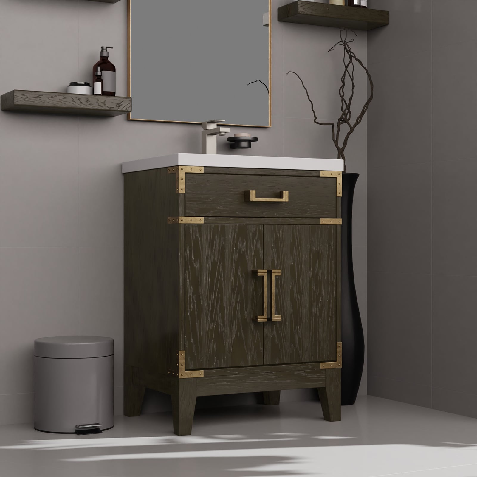 Lexora LVW24SK500 Bath-Vanity-Combo - View #11