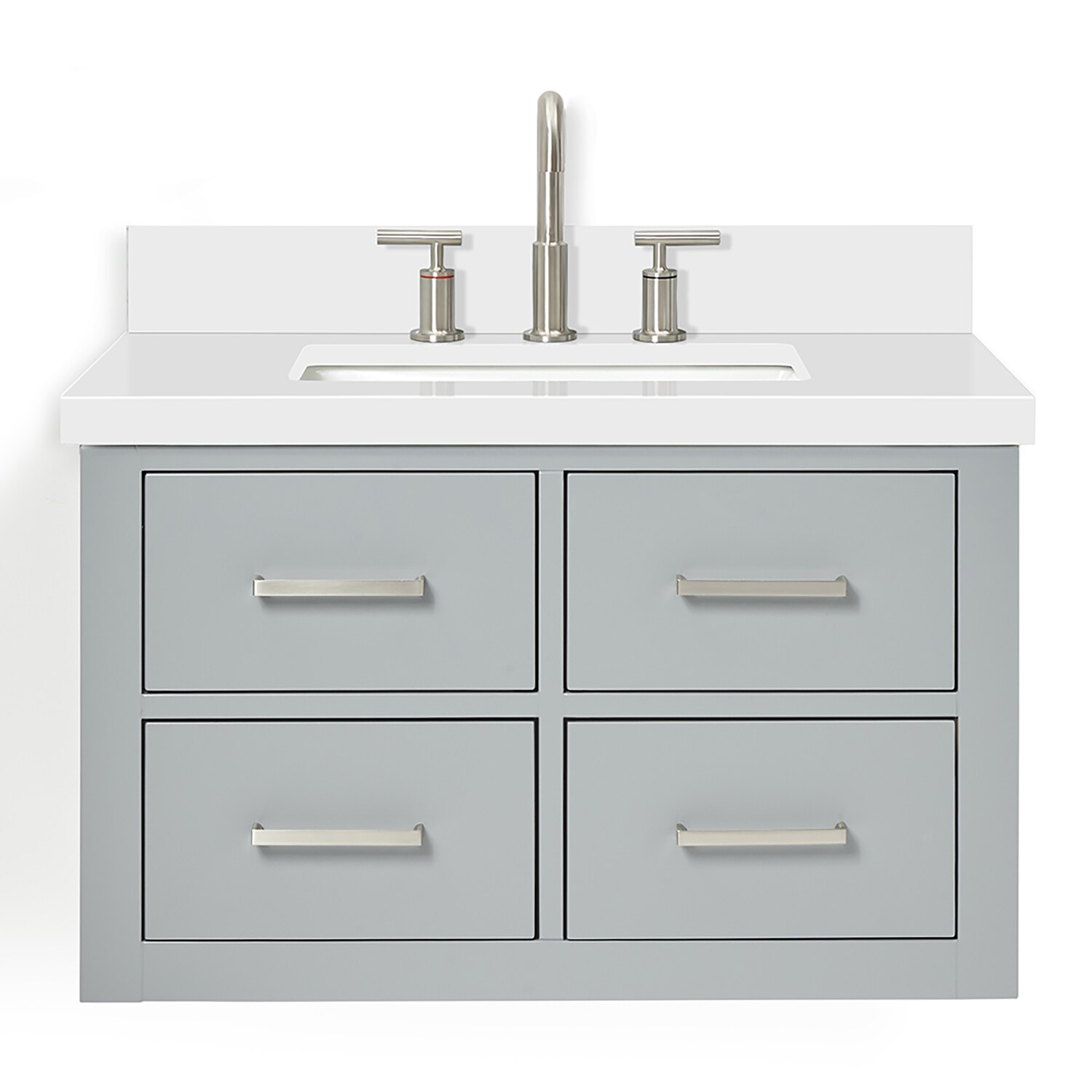 ARIEL W031SWQRVOGRY Bath-Vanity-Combo - View #2