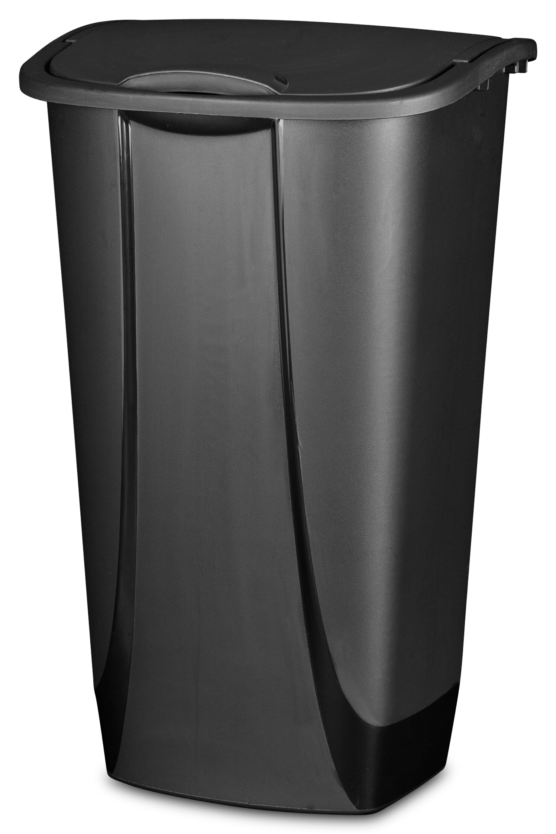 Sterilite Corporation Black Wastebasket at