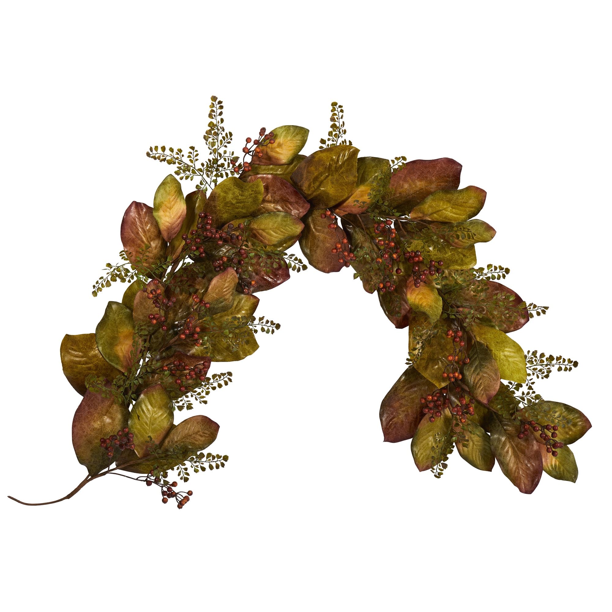 Nearly Natural 4497 6-ft 4-in Leaves Artificial Garland