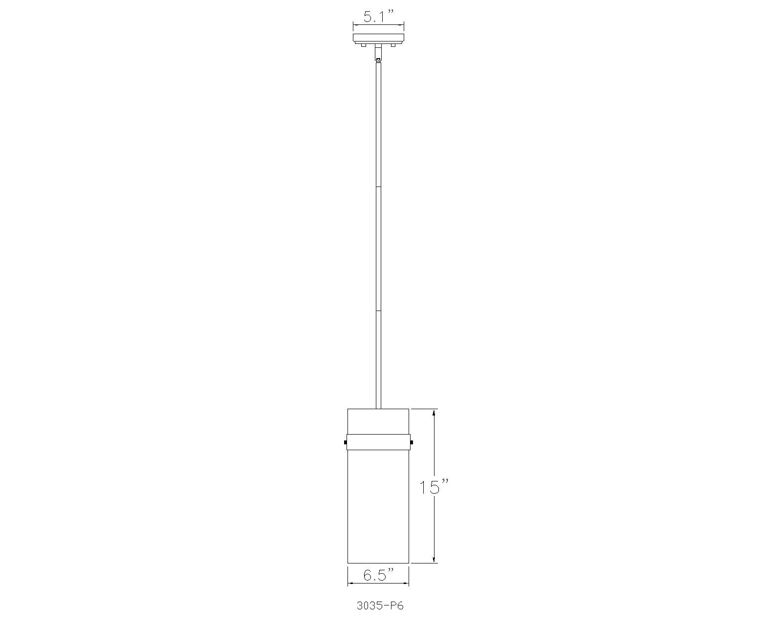 Z-Lite 3035P6-BN Pendant-Lights - View #6