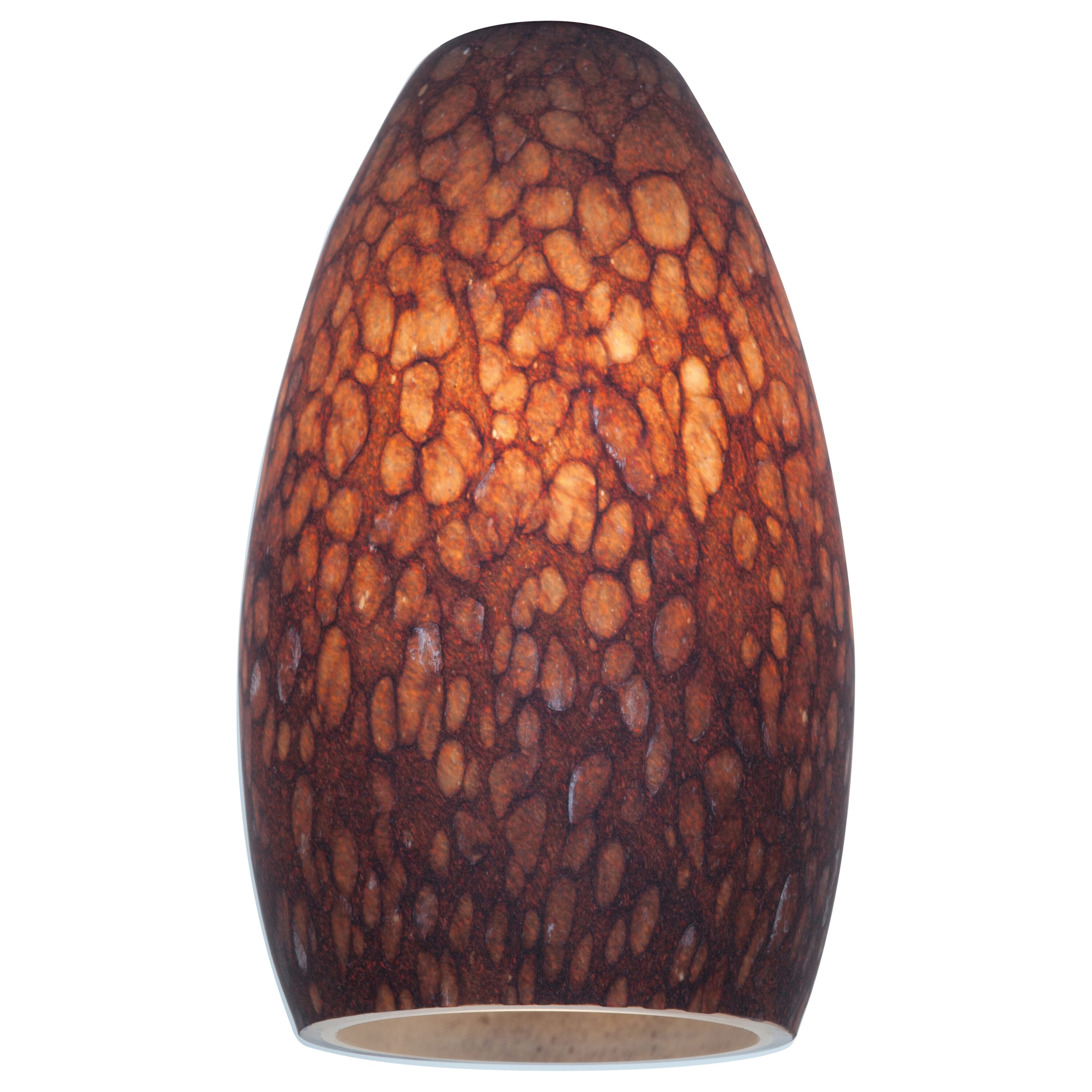 Access Lighting 23112-BRST Inari Silk 9-in x 5-in Brown Stone Pendant light shade