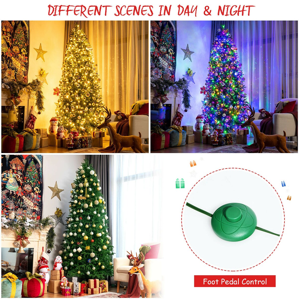 WELLFOR CM-HJY-23598US Artificial-Christmas-Trees - View #7