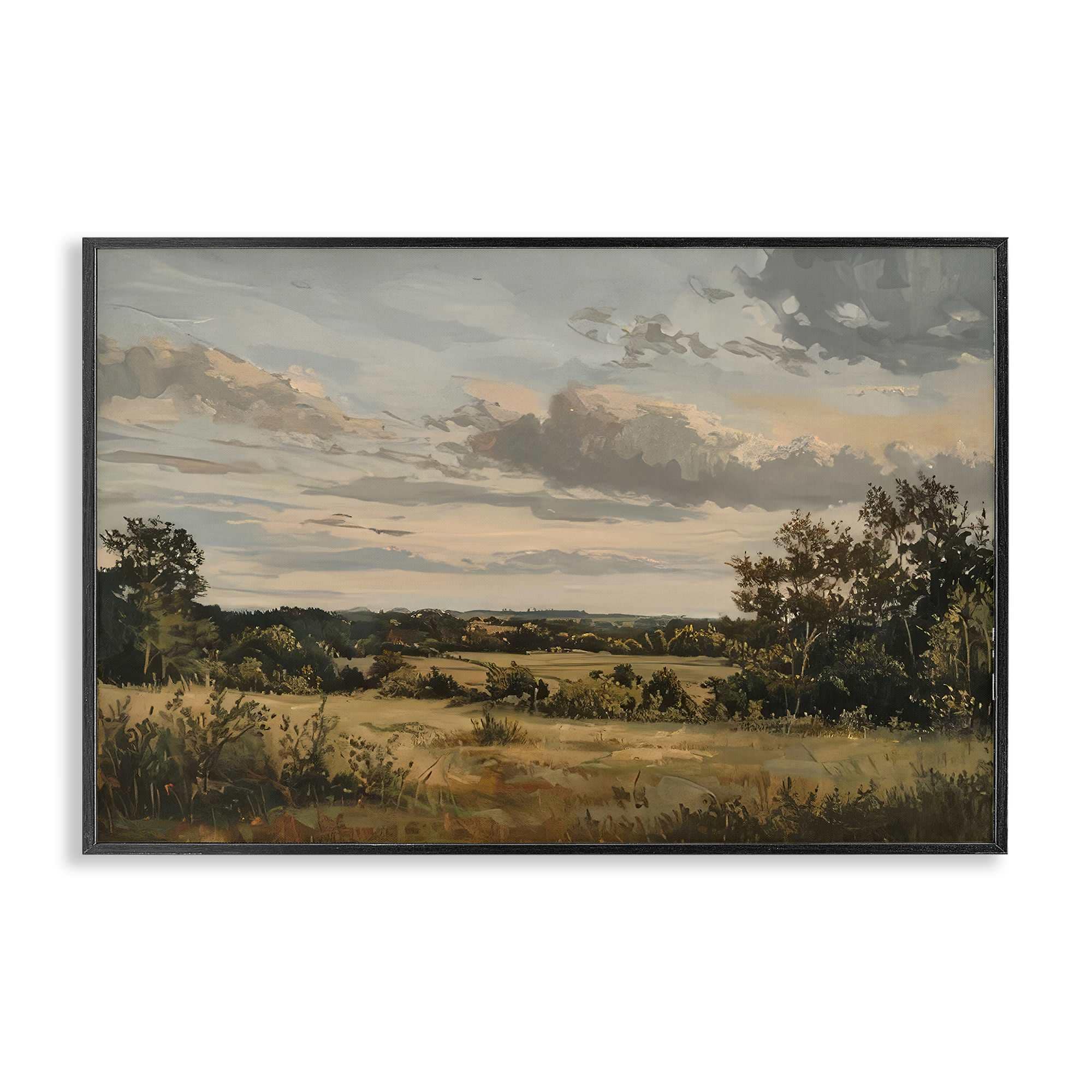 Stupell Industries BT-787-FR-20X30 Evening Light Countryside Framed Giclee design by LSR Creative Studio