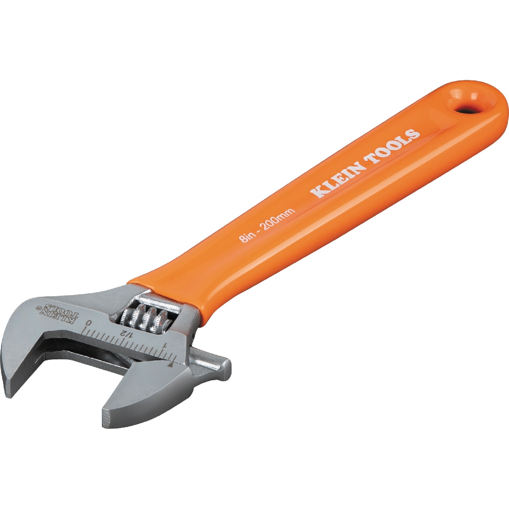 Klein Tools Extra Capacity 8-in Adjustable Wrench O5078 at