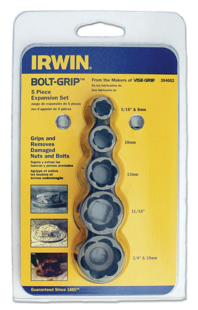 IRWIN Bolt-grip 5-Pack Metric and Standard (Sae) Assorted drive