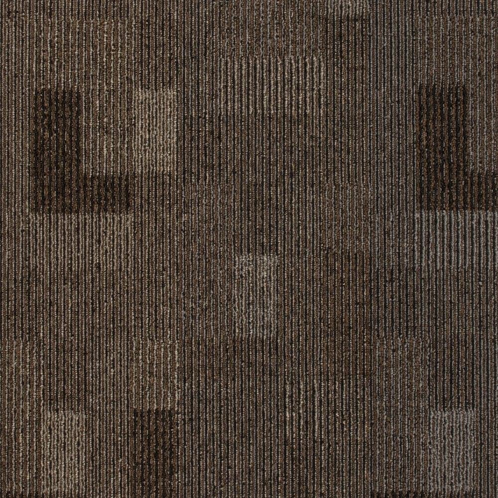 Mohawk LC68-L003-0808 (Sample) Home and Office Civic Duty District Brown 16-oz sq yard Polyester Pattern Indoor Carpet